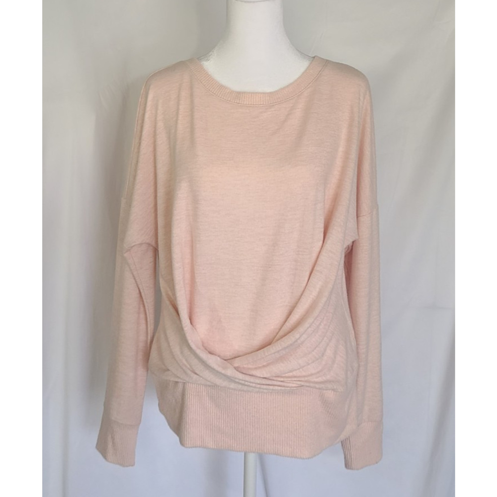 Anthropologie Daily Ritual Womens Light Pink Sweatshirt Medium